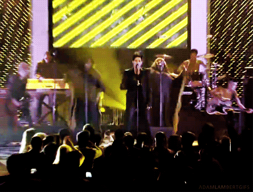 Artiesten Gifs Adam lambert 2011 maxidrom 