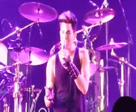 Adam Lambert GIF. Artiesten Gifs Adam lambert 