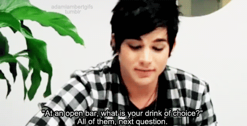 Interview Artiesten Gifs Adam lambert 2010 