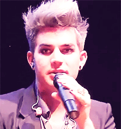 Adam Lambert GIF. Artiesten Gifs Adam lambert Gala 