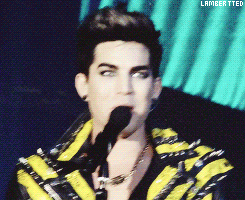 Adam Lambert GIF. Artiesten Tommy Kus Gifs Adam lambert 2010 Europa Glam natie tour 