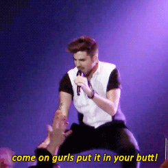 Adam Lambert GIF. Artiesten Gifs Adam lambert 
