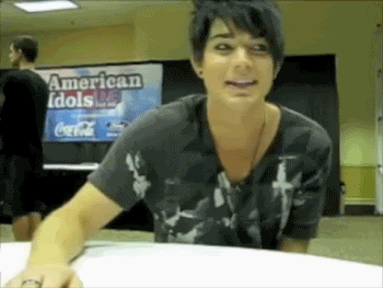 Interview Artiesten Gifs Adam lambert 2010 