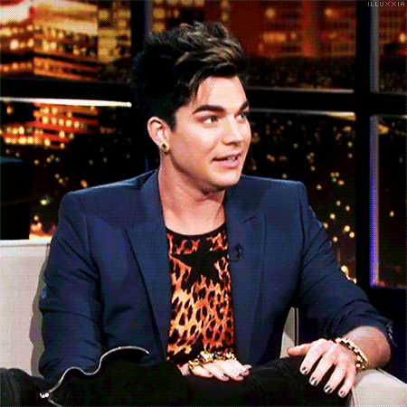 Artiesten Gifs Adam lambert Glambert 
