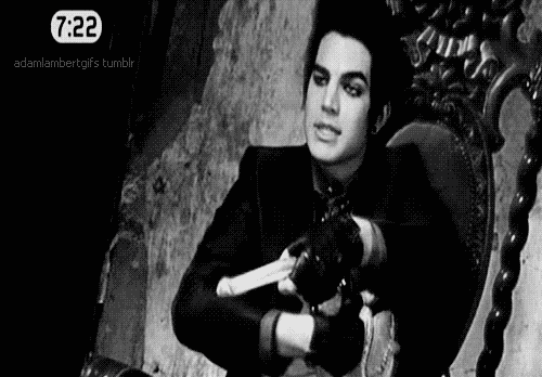 Artiesten elle Gifs Adam lambert fotoshoot 2009 
