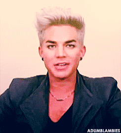 Adam Lambert GIF. Artiesten Gifs Adam lambert Gala 