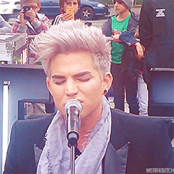 Adam Lambert GIF. Artiesten Gifs Adam lambert 