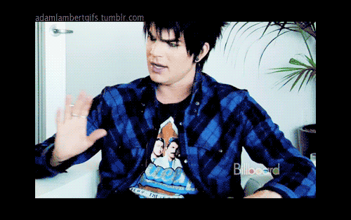 Artiesten Gifs Adam lambert 