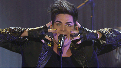 Artiesten Gifs Adam lambert 2010 DonorsChoosechat 