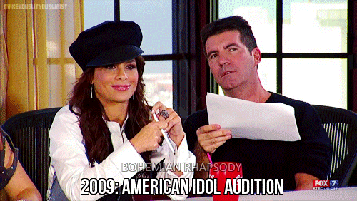 Artiesten Gifs Adam lambert 2009 