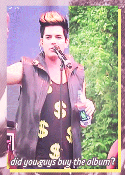 Artiesten Gifs Adam lambert 