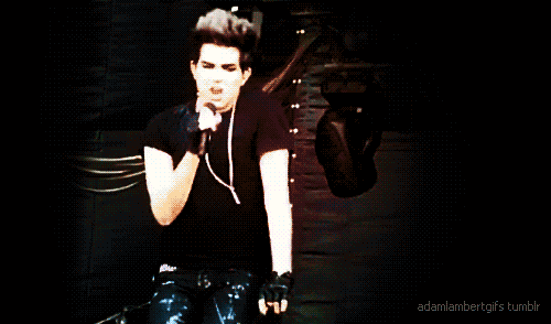 Artiesten Gifs Adam lambert 