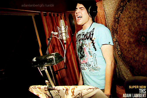 Artiesten Gifs Adam lambert 2010 fotoset fotoshoot 