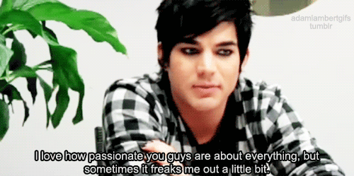 Artiesten Gifs Adam lambert 2009 