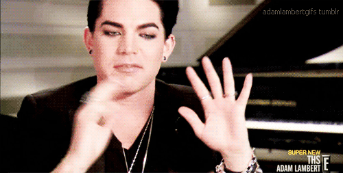 Artiesten Gifs Adam lambert 