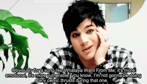 Artiesten Gifs Adam lambert 