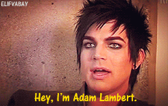 Adam Lambert GIF. Muziek Artiesten Gifs Adam lambert 