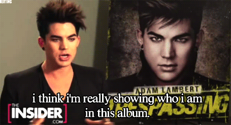 Artiesten Gifs Adam lambert 