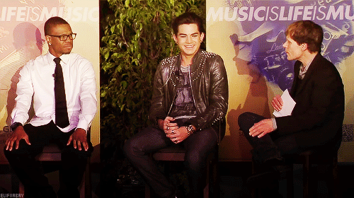 Artiesten Gifs Adam lambert 2010 fotoset DonorsChoosechat 1000 