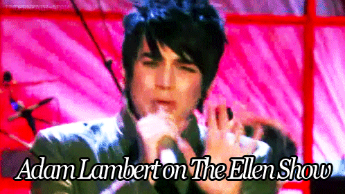 Interview Artiesten Gifs Adam lambert 2009 itunes 