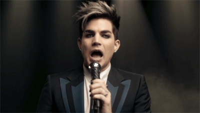 Artiesten Gifs Adam lambert geschokt 