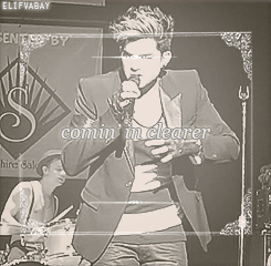 Artiesten Gifs Adam lambert pose 