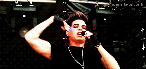 Artiesten Gifs Adam lambert 
