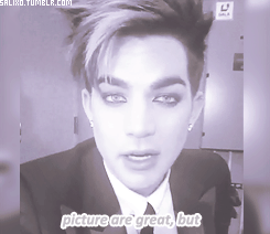 Adam Lambert GIF. Interview Artiesten Gifs Adam lambert 2010 