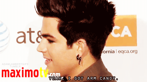 Artiesten Gifs Adam lambert 2009 