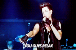 Adam Lambert GIF. Interview Artiesten Gifs Adam lambert American idol 