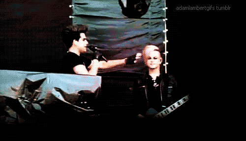 Artiesten Gifs Adam lambert fotoset 