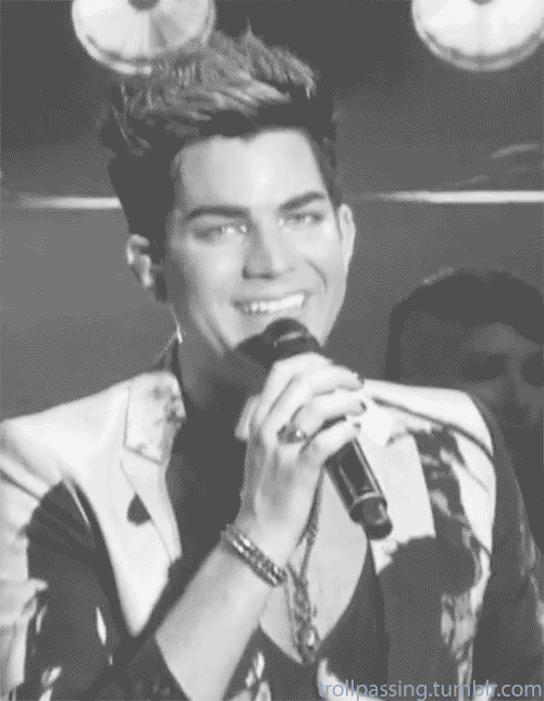 Grappig Artiesten Gifs Adam lambert 