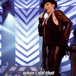 Artiesten Gifs Adam lambert 