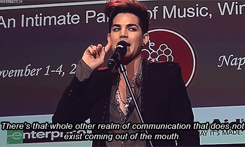 Interview Artiesten Gifs Adam lambert 2010 Europa 
