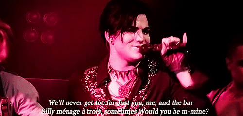 Artiesten Gifs Adam lambert 2010 glam natie tour glam natie live 