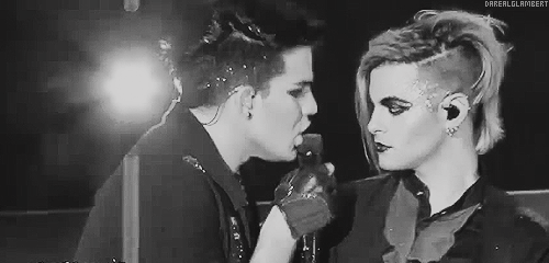 Artiesten Gifs Adam lambert 2010 fotoset fotoshoot 