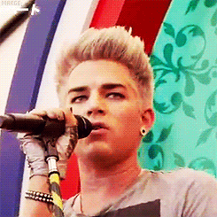 Adam Lambert GIF. Artiesten Gifs Adam lambert 