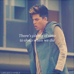 Adam Lambert GIF. Artiesten Gifs Adam lambert Fever 