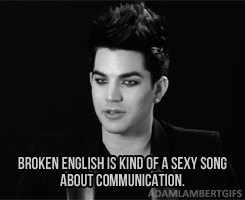 Adam Lambert GIF. Artiesten Gifs Adam lambert Fever 