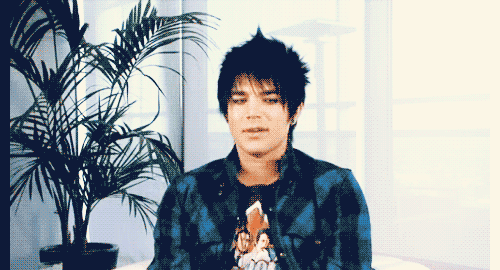 Artiesten Gifs Adam lambert 