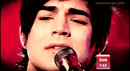 Artiesten Zanger Gifs Adam lambert american idol 