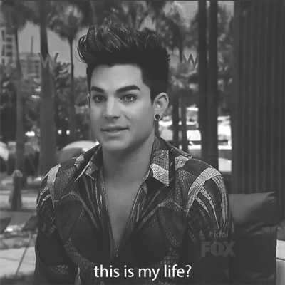 Artiesten Gifs Adam lambert Glambert 