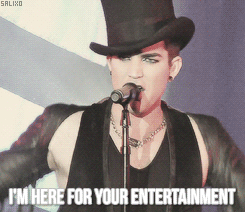 Adam Lambert GIF. Artiesten Gifs Adam lambert 