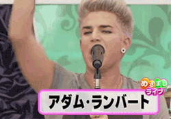 Adam Lambert GIF. Muziek Artiesten Gifs Adam lambert 