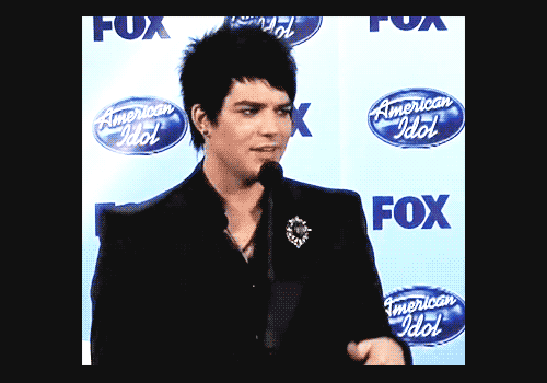 Artiesten Gifs Adam lambert 