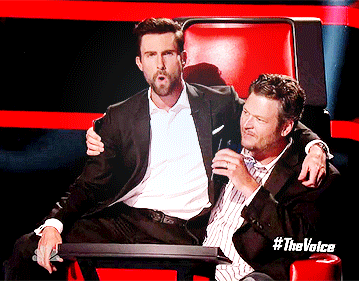 Artiesten Gifs Adam levine the voice de vocie 