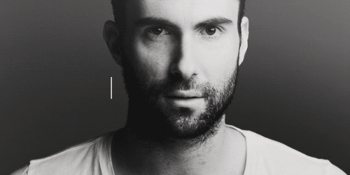Artiesten Gifs Adam levine Maroon 5 zwart en wit the voice team adam 