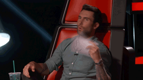 Artiesten Gifs Adam levine reactie baarden baarden minnaar 