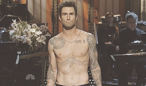 Artiesten Gifs Adam levine paar 
