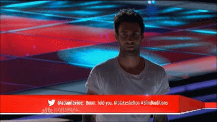 Artiesten Gifs Adam levine geur oksel 